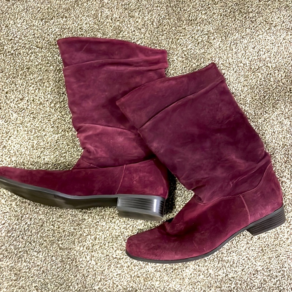 Purple Mid-calf Boots
